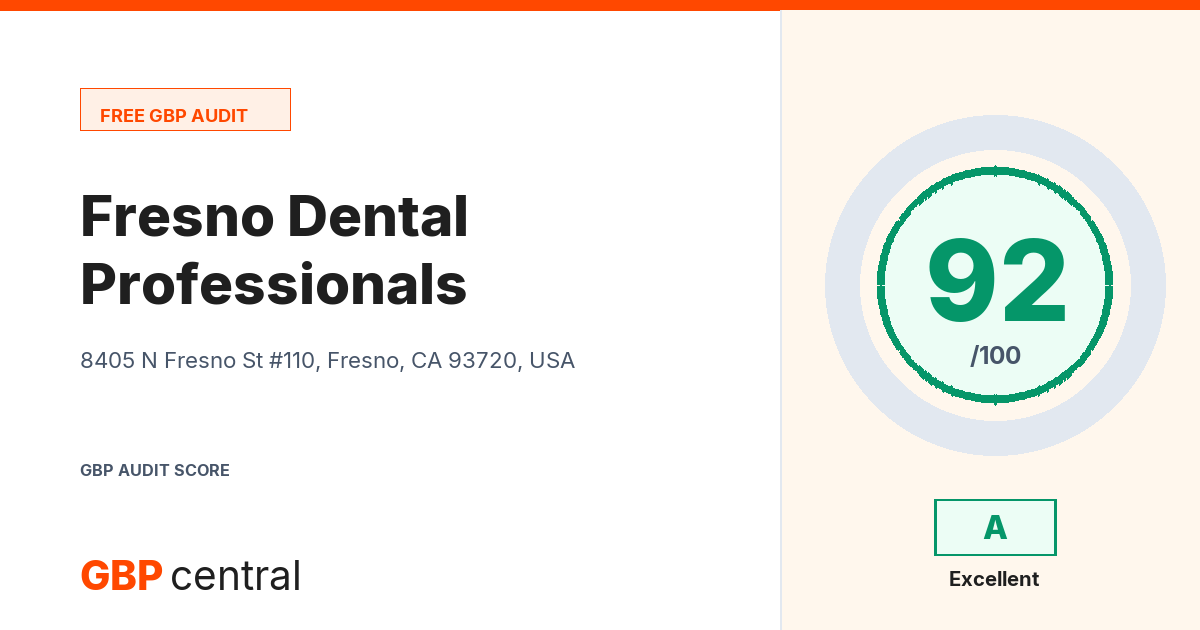 Preview of the Fresno Dental Professionals audit report