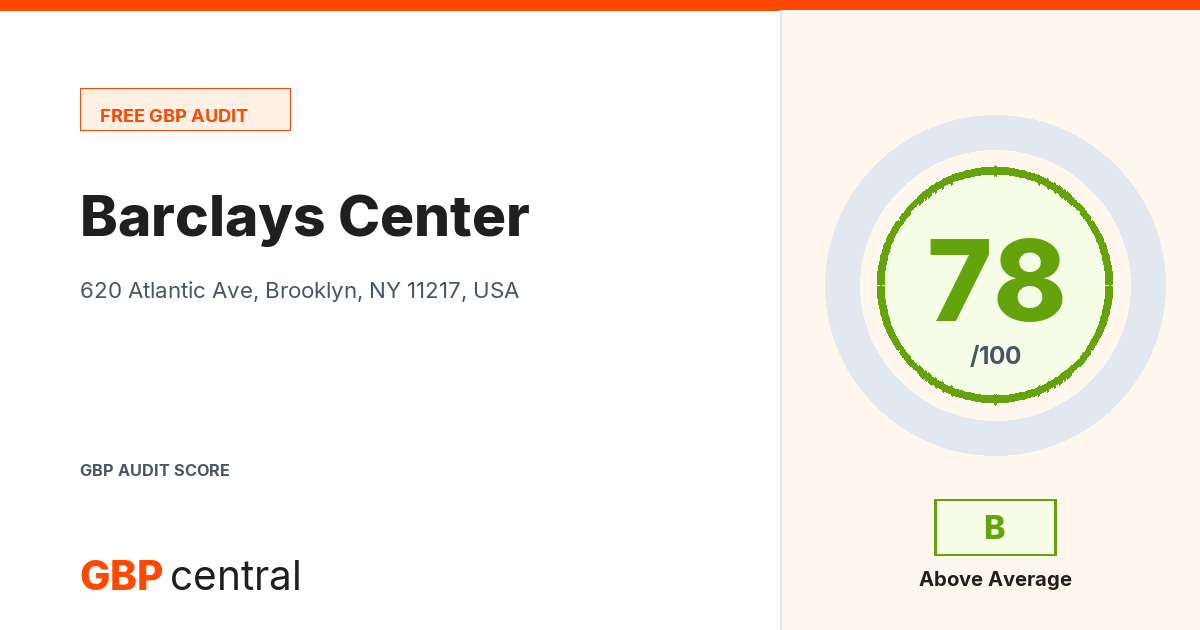 Preview of the Barclays Center audit report