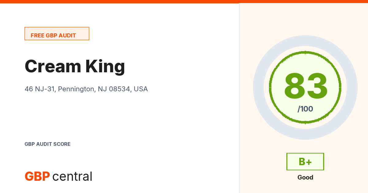 Preview of the Cream King audit report