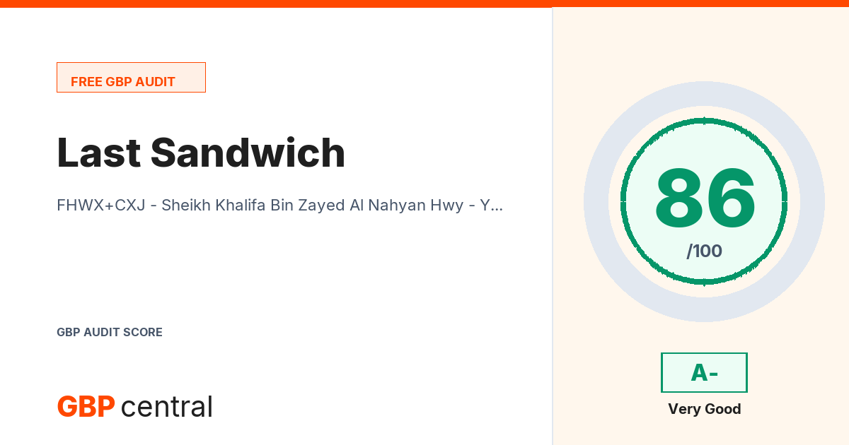 Preview of the Last Sandwich audit report