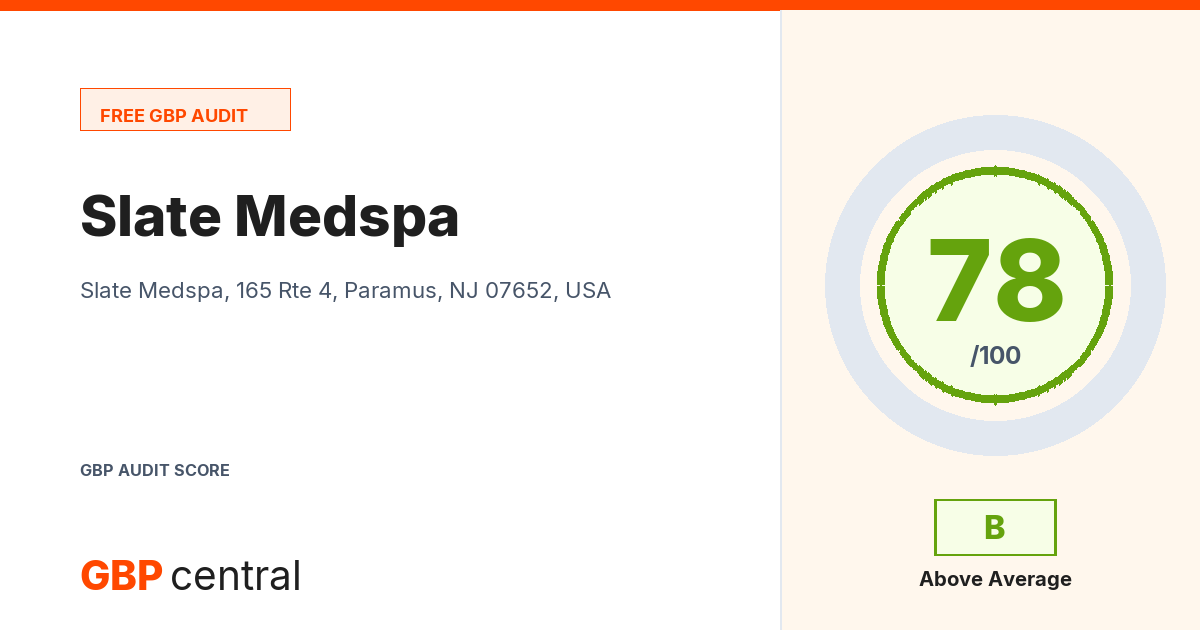 Preview of the Slate Medspa audit report