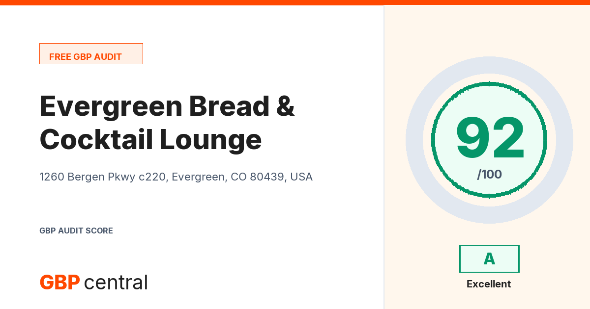 Preview of the Evergreen Bread & Cocktail Lounge audit report