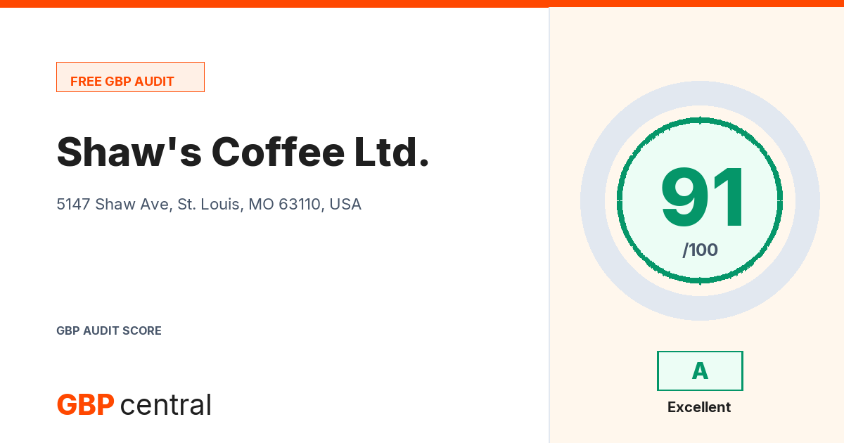 Preview of the Shaw's Coffee Ltd. audit report