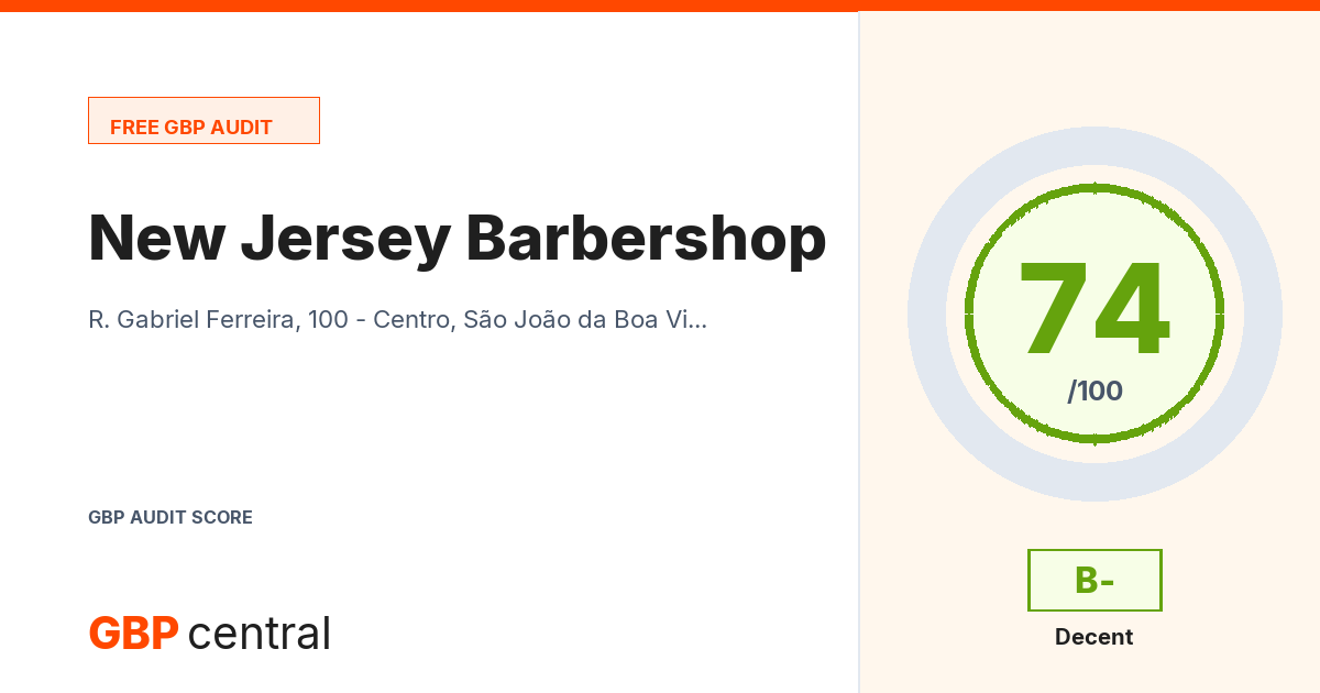 Preview of the New Jersey Barbershop audit report