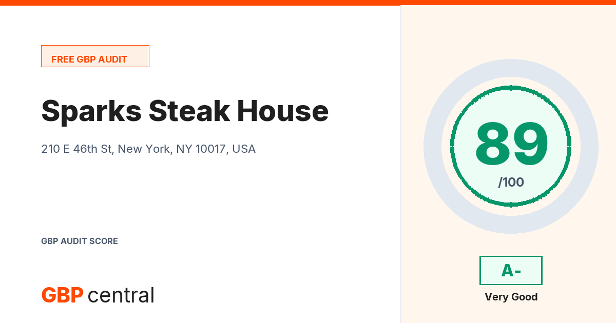 Preview of the Sparks Steak House audit report