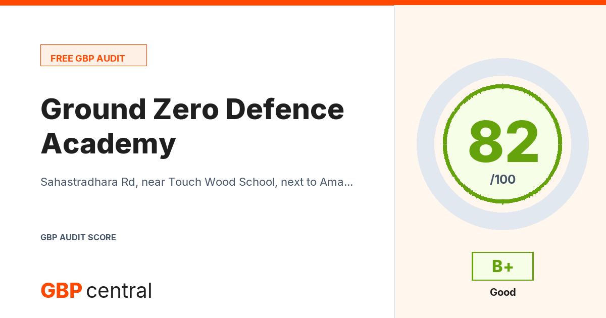 Preview of the Ground Zero Defence Academy audit report