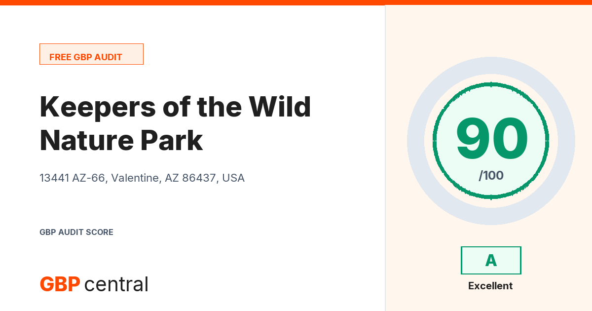 Preview of the Keepers of the Wild Nature Park audit report