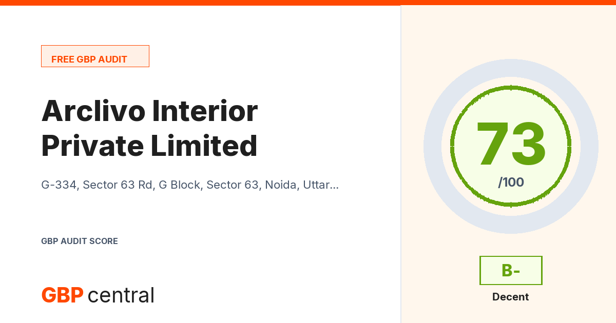 Preview of the Arclivo Interior Private Limited audit report